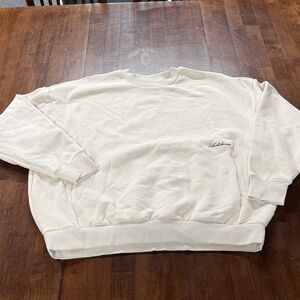 Lululemon Athletica Big Cozy Cream Crewneck Sweater XXL